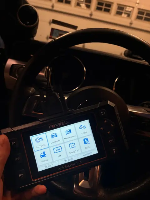 Diagnostic scan in progress
