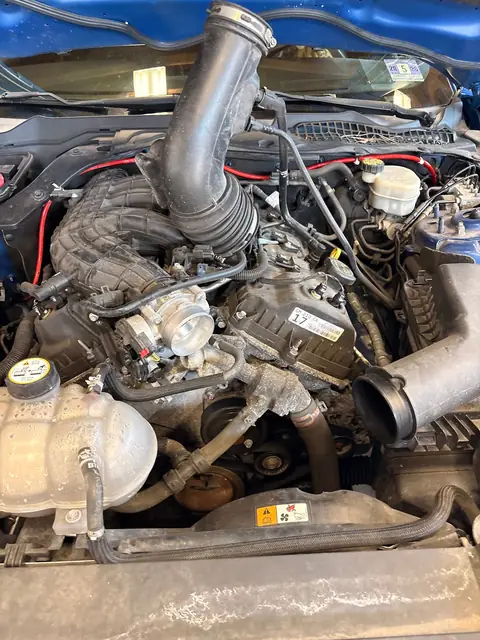 Engine bay work in progress