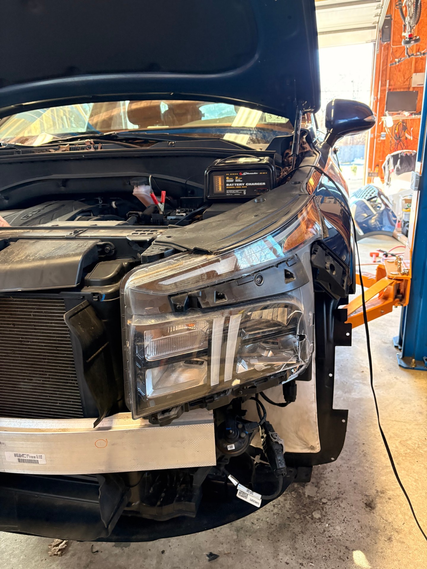 Headlight replacement on an SUV